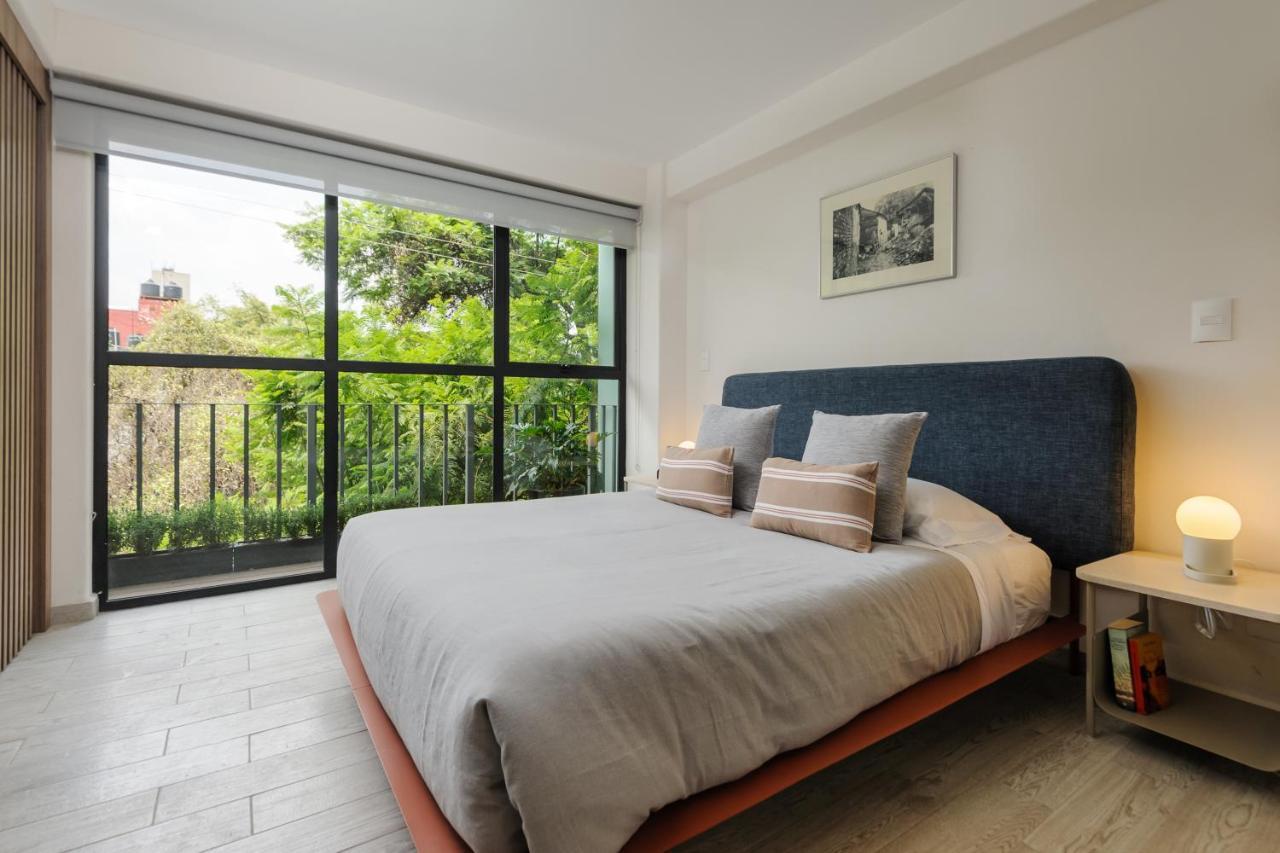 Choapan 28 - Lux Apartments In Condesa Mexikóváros Kültér fotó