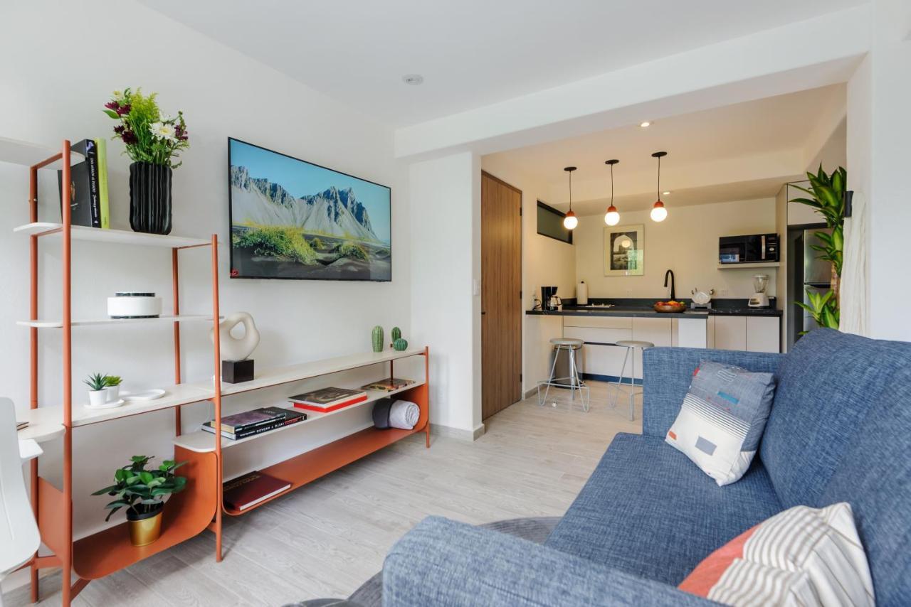 Choapan 28 - Lux Apartments In Condesa Mexikóváros Kültér fotó